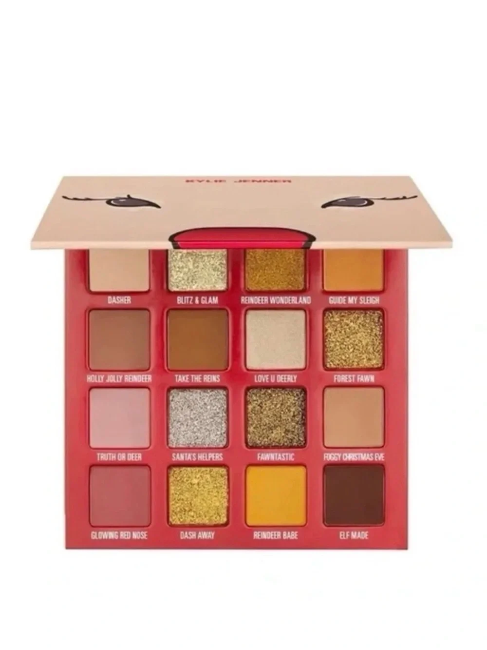 Holiday Eyeshadow Palette - Red Shimmer & Matte Shades